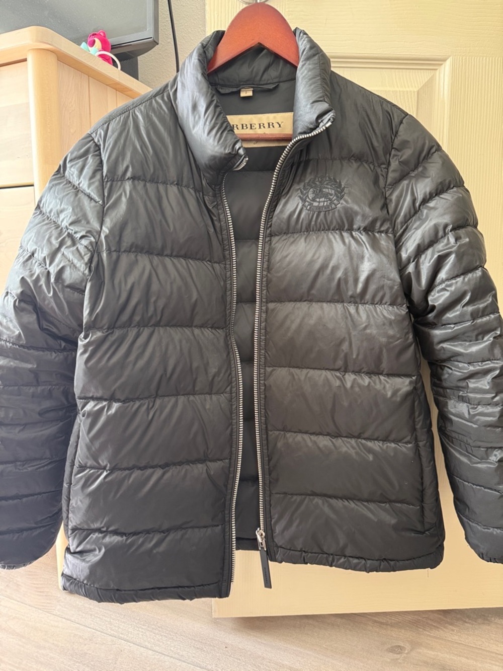 Burberry  Black Quilted Puffer Jacket
